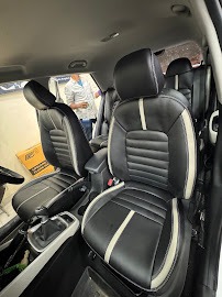 Black and White Seat Covers
