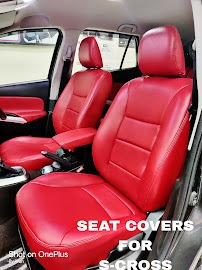 Red Seat Covers for S-Cross
