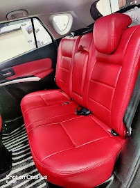 Full Red Rear Seat Covers